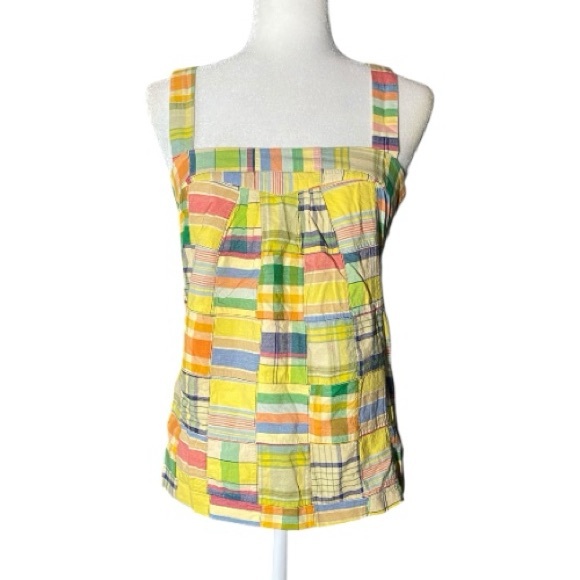 J. Crew Tops - J. Crew Multicolor Plaid Tank Top